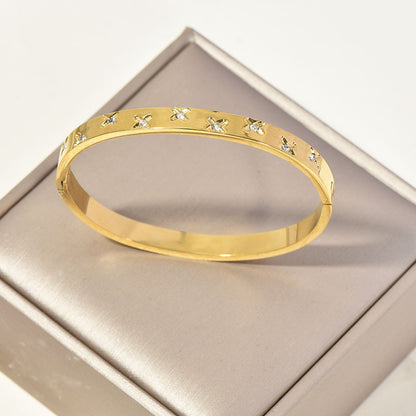 Bracciale girasole dorato