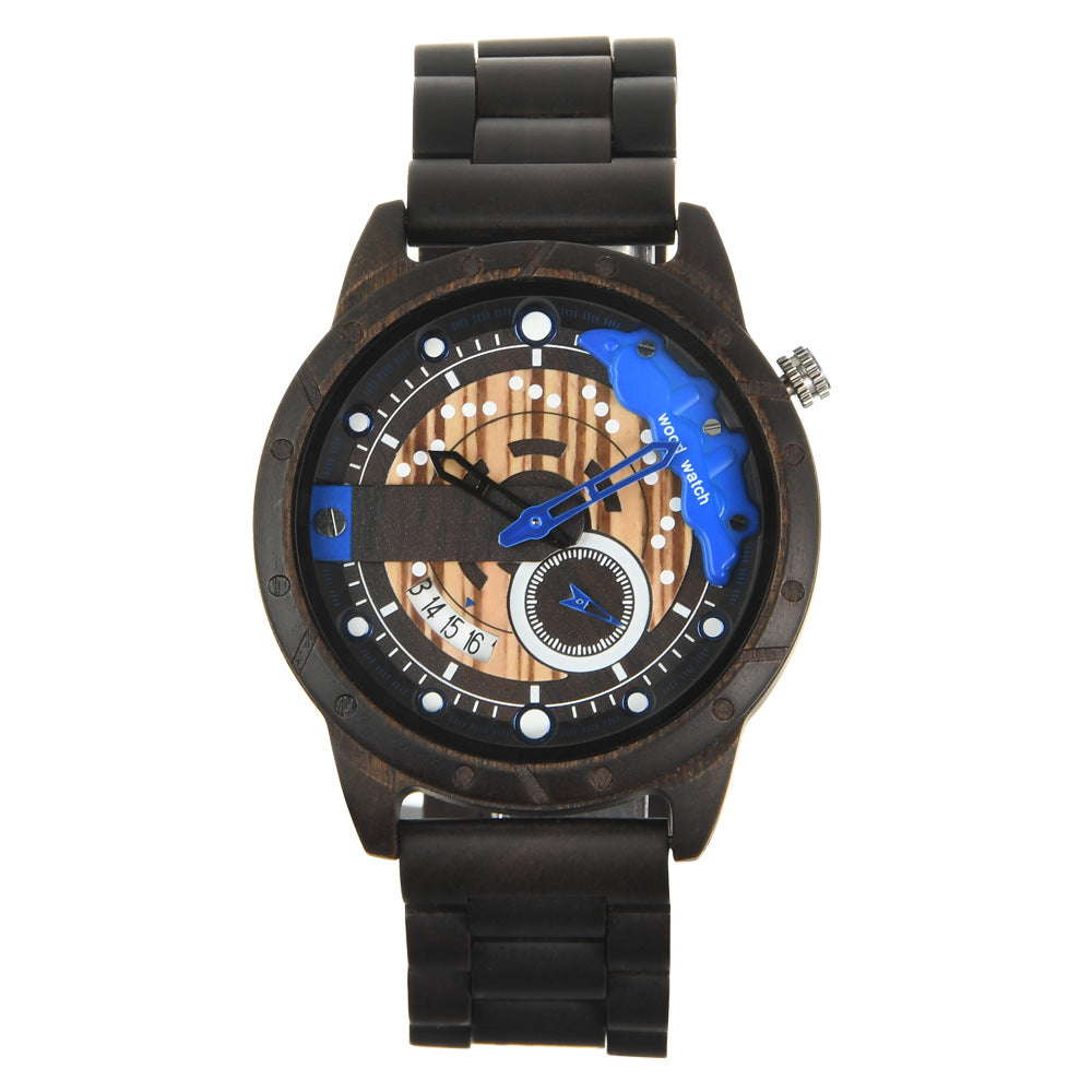 Orologio da uomo in legno Quarzo