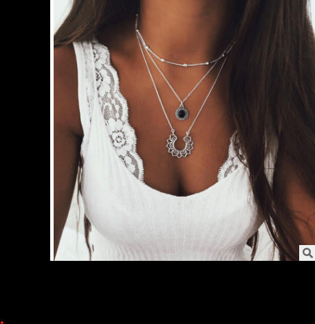 Collana Loto Strati Argento
