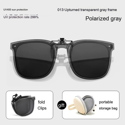 Occhiali polarizzati pieghevoli con clip