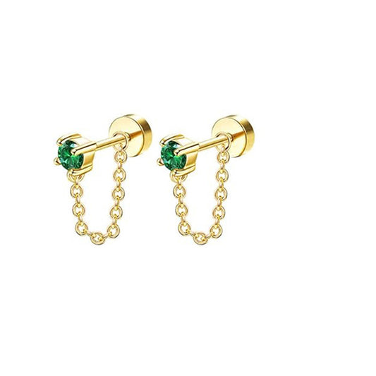 Orecchini clip stella zircone