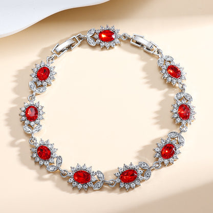 Bracciale zirconi semplice