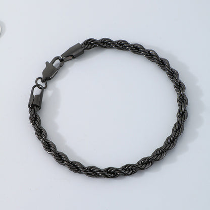 Bracciale catena intrecciata