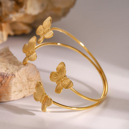 Bracciale farfalla con apertura