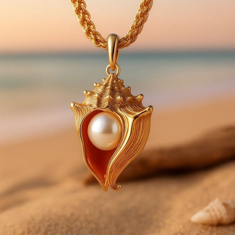 Collana perla naturale corta