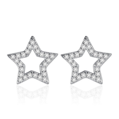 Orecchini stella zircone
