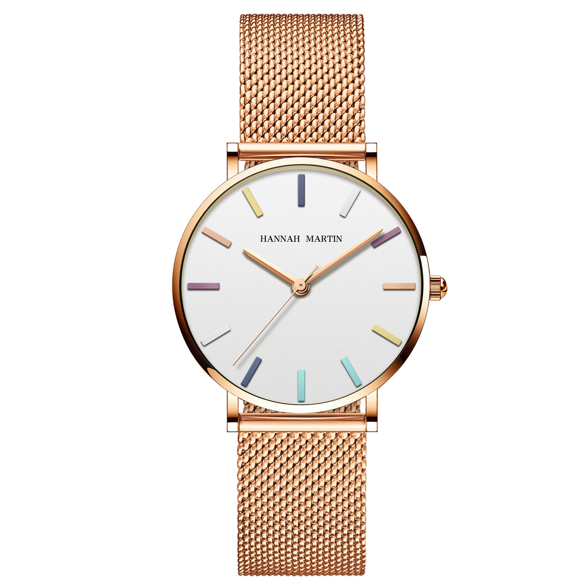 Orologio da donna impermeabile arcobaleno