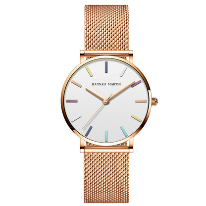 Orologio da donna impermeabile arcobaleno