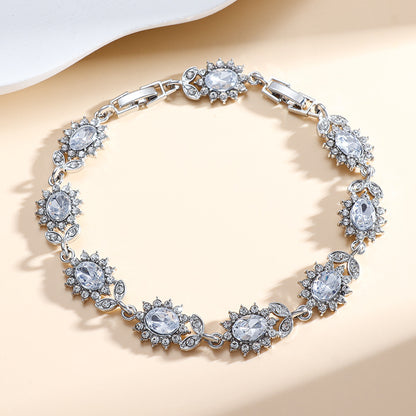 Bracciale zirconi semplice
