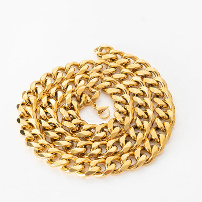 Collana acciaio intrecciata satinata