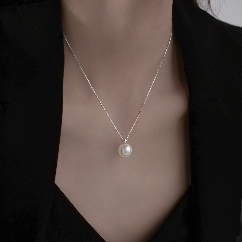 Collana perla argento