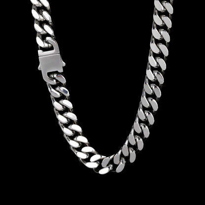 Collana catena cubana quattro lati