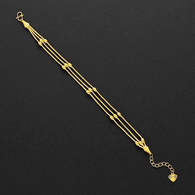 Bracciale donna tre fili