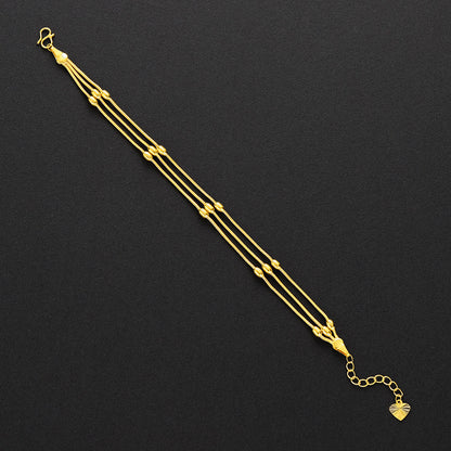 Bracciale donna tre fili