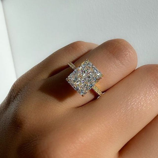 Anello fiore di ghiaccio