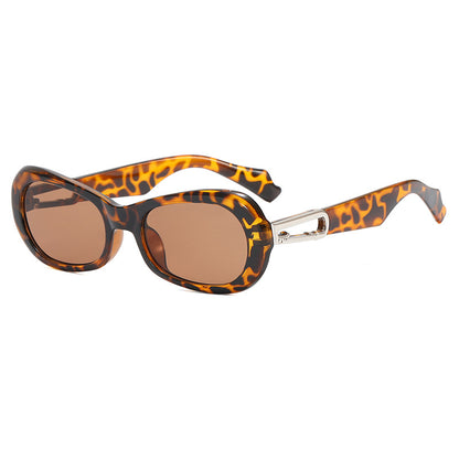 Occhiali da sole ovali retro unisex