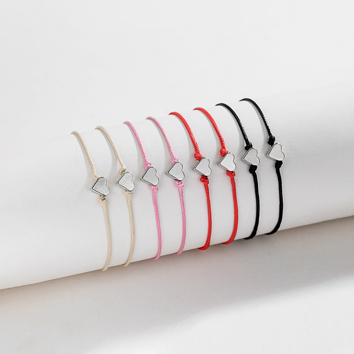 Bracciale doppio cuore