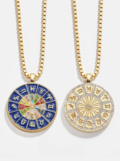 Collana segni zodiacali doppio lato