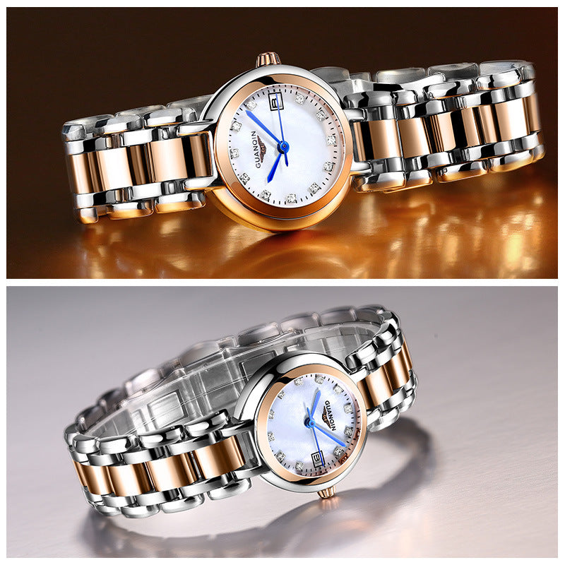 Orologio donna acciaio compatto