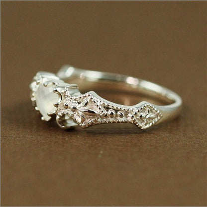 Anello Cuore Opalescente