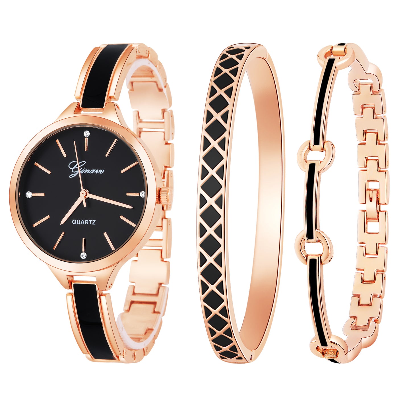 Orologio donna set tre pezzi
