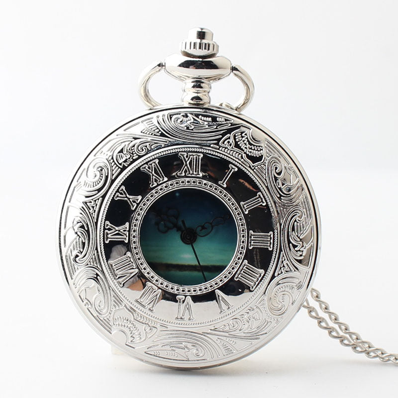 Orologio da tasca collana cielo stellato