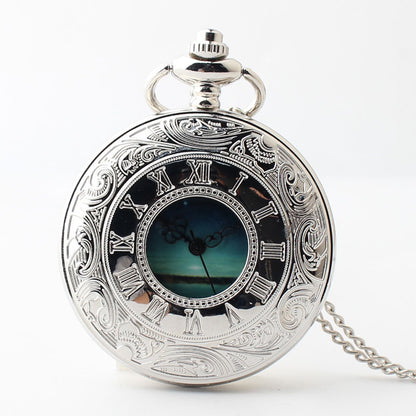 Orologio da tasca collana cielo stellato