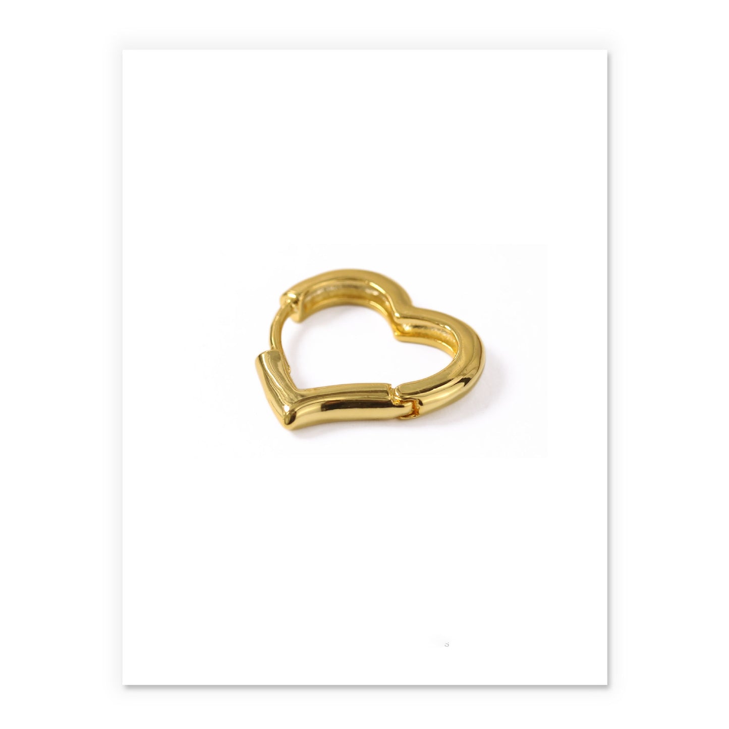 Orecchini ottone effetto oro