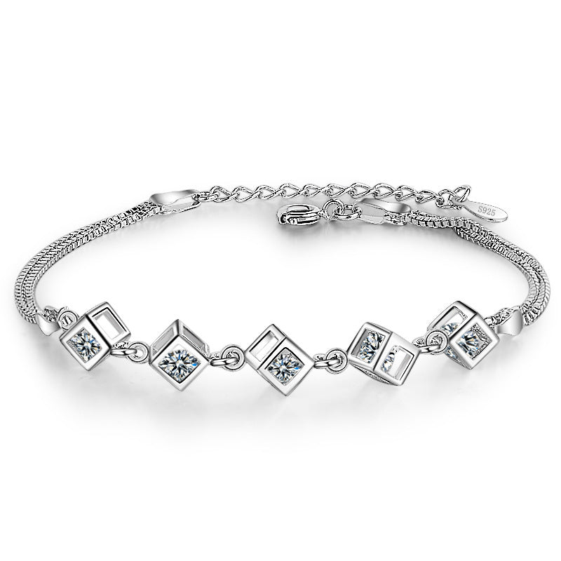 Collana cubo zircone
