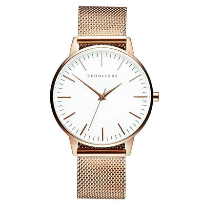 Orologio cinturino mesh semplice