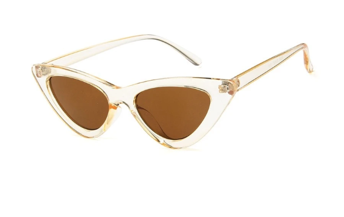 Occhiali da sole cat-eye triangolo retrò