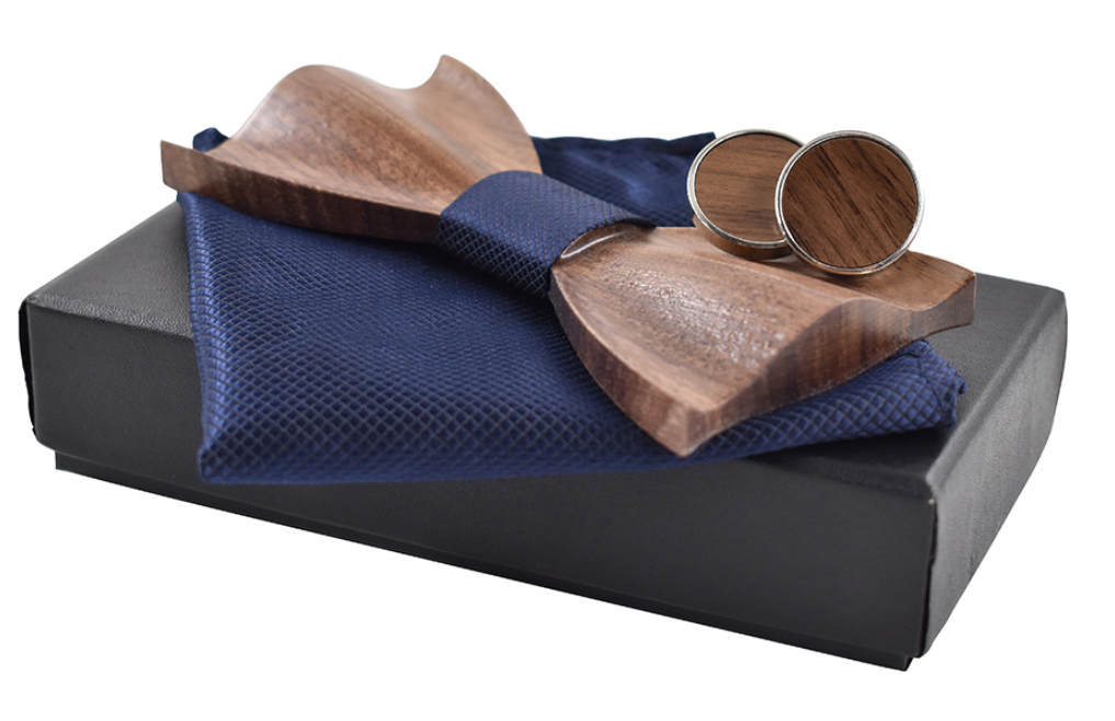Gemelli papillon in legno