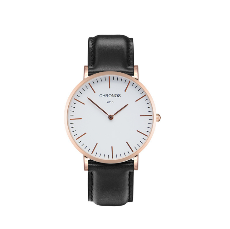 Orologio cinturino intrecciato di coppia