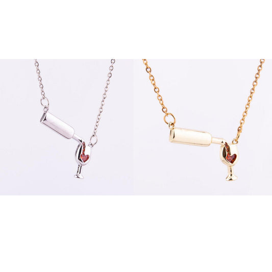 Collana bicchiere vino