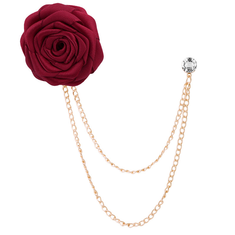 Spilla rosa a nappe