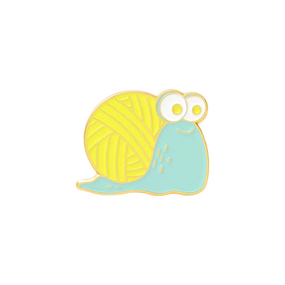 Spilla animale lumaca e pecora