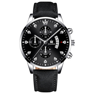 Orologio cronografo uomo con diamanti