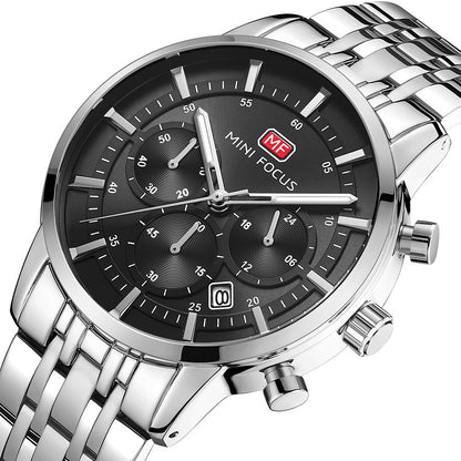 Orologio quarzo quadrante grande impermeabile