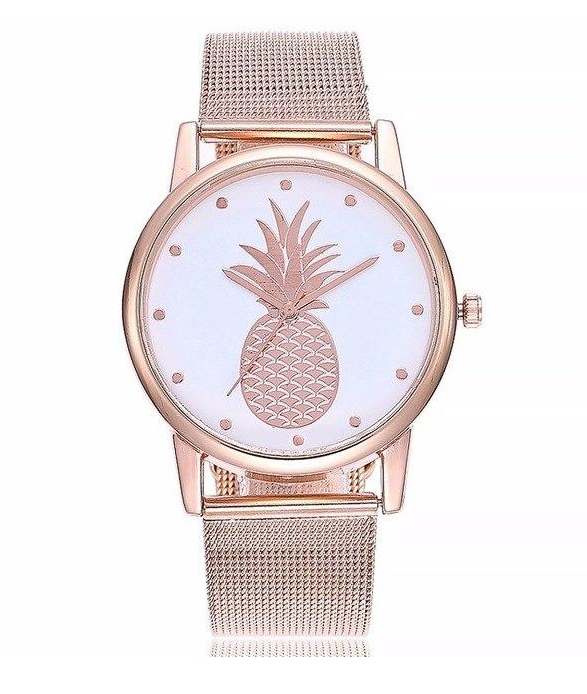 Orologio con cinturino ananas