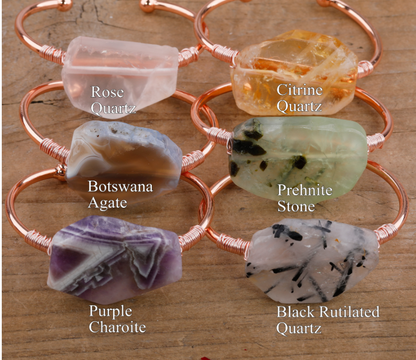 Bracciale pietre grezze