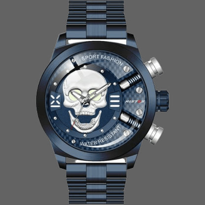 Orologio teschio rotondo