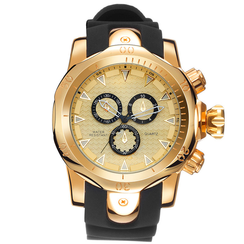 Orologio quarzo grande impermeabile