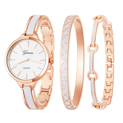 Orologio donna set tre pezzi