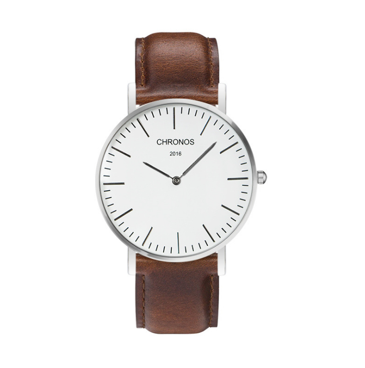 Orologio cinturino intrecciato di coppia