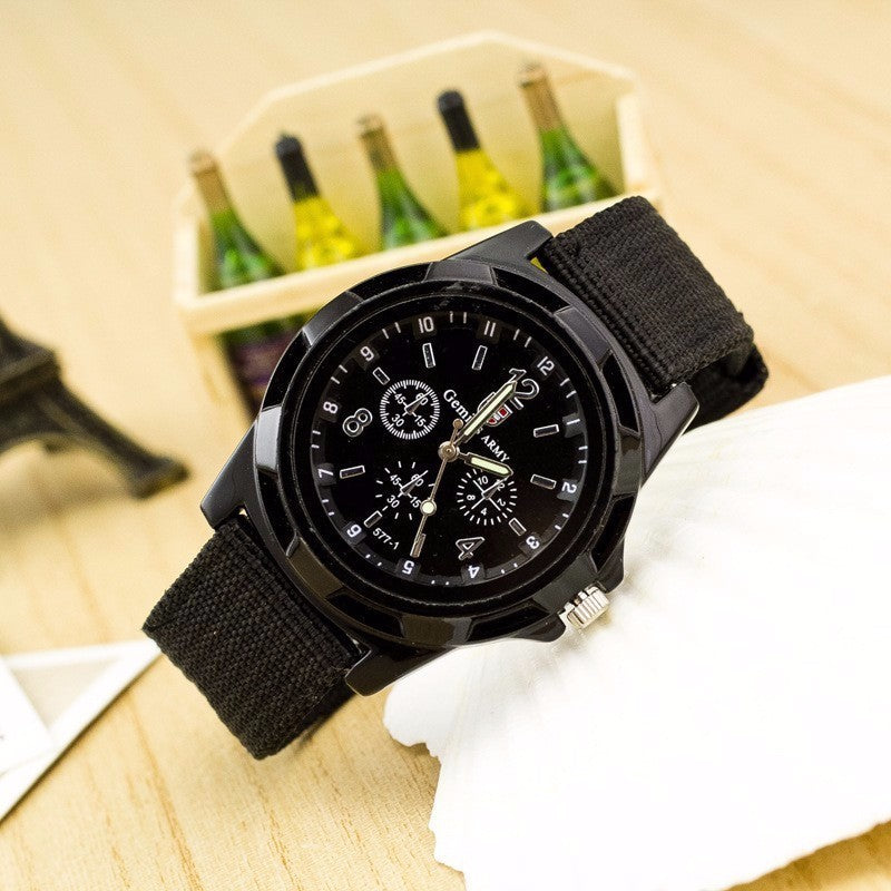 Orologio cinturino intrecciato nylon