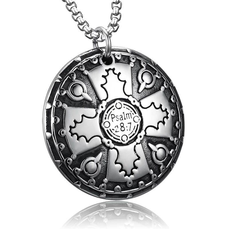 Collana in acciaio inox pendente
