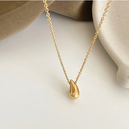 Collana titanio goccia