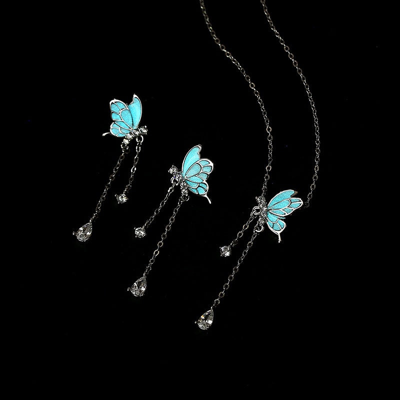 Collana Farfalla Luminescente