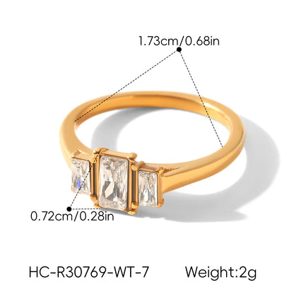 Anello titanio e zircone