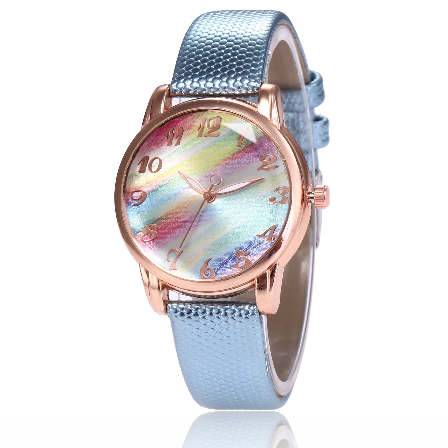 Orologio quadrante arcobaleno
